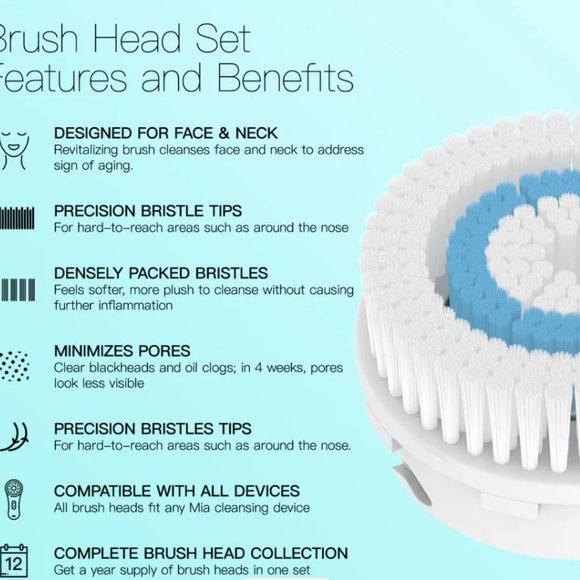 Clarisonic Revitalizing Cleanse Brush Head (2nd Gen) - NEW FACTORY SEALED - Picture 9 of 13